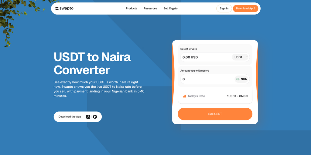 usdt to naira converter