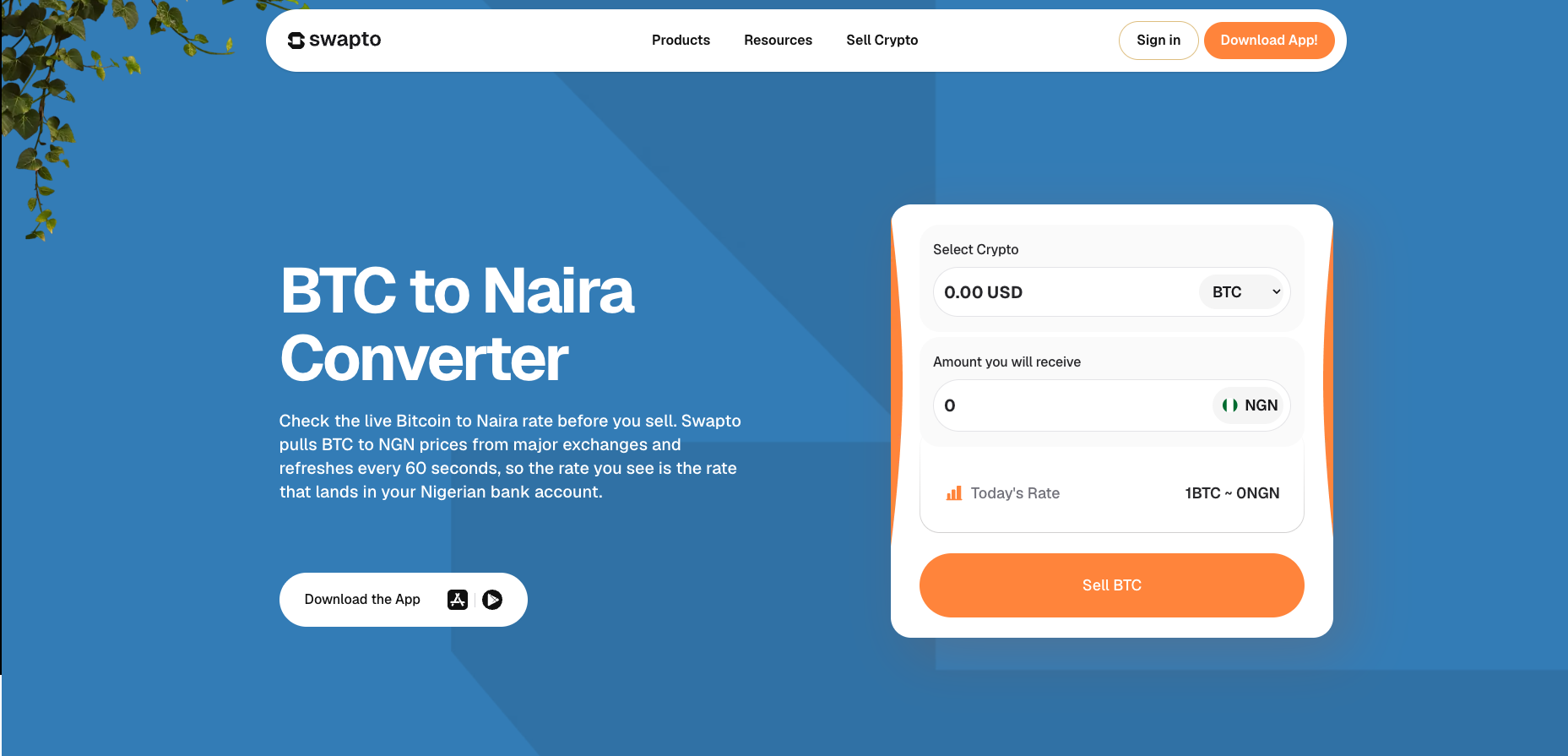 btc to naira converter