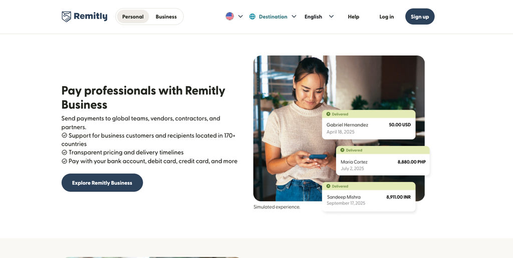 remitly digital money transfer service